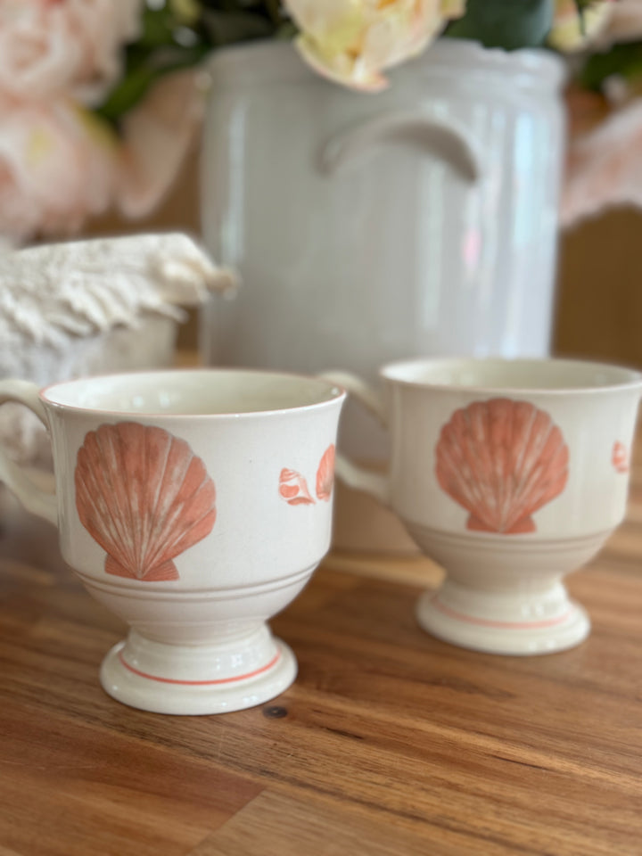 SHELL COFFEE MUGS