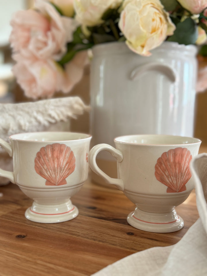 SHELL COFFEE MUGS