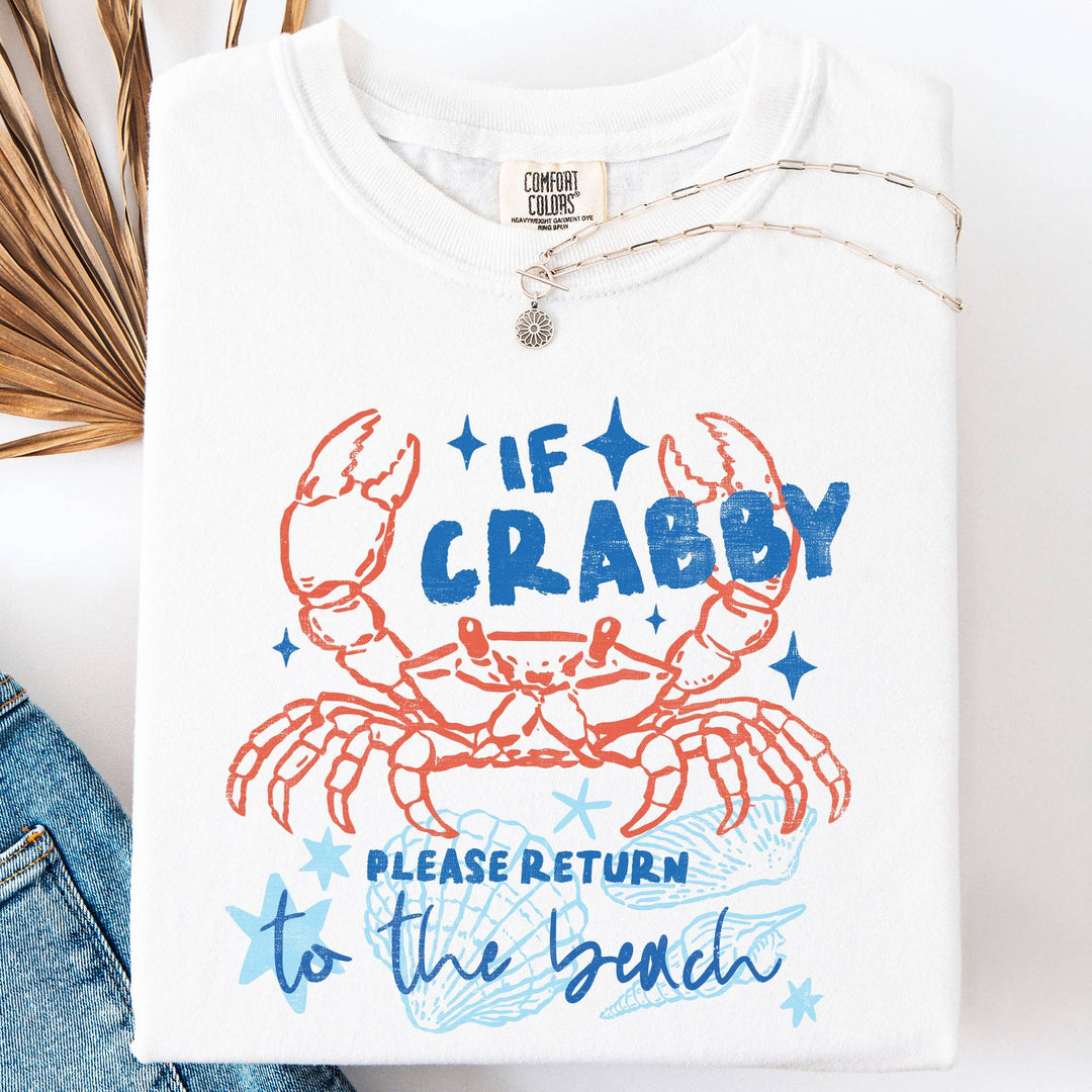 If Crabby Return To Beach Summer T-Shirt