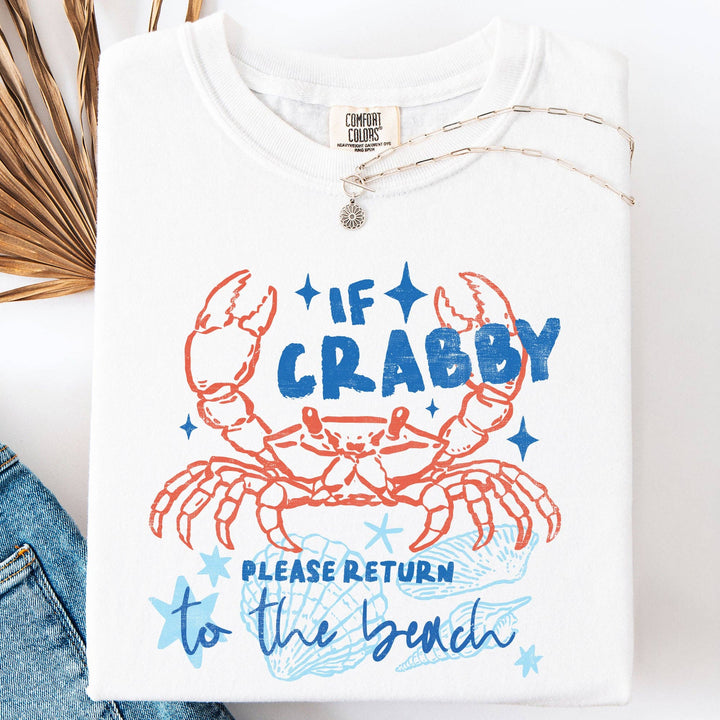 If Crabby Return To Beach Summer T-Shirt