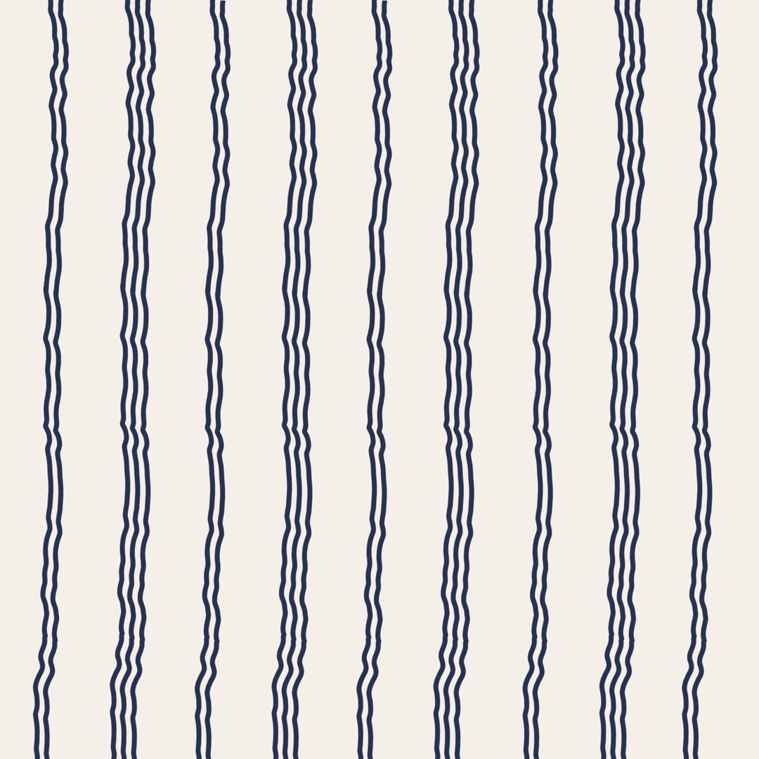Sailor Stripe Cotton Wide Leg Pants