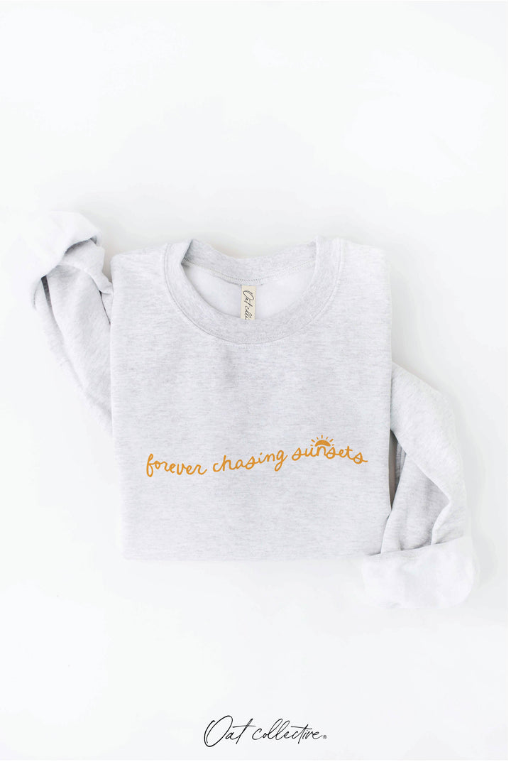 Forever Chasing Sunsets Graphic Sweatshirt