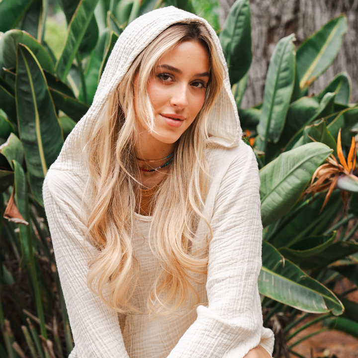 Cream Baja Pullover Hoodie