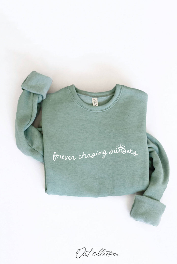 Forever Chasing Sunsets Graphic Sweatshirt
