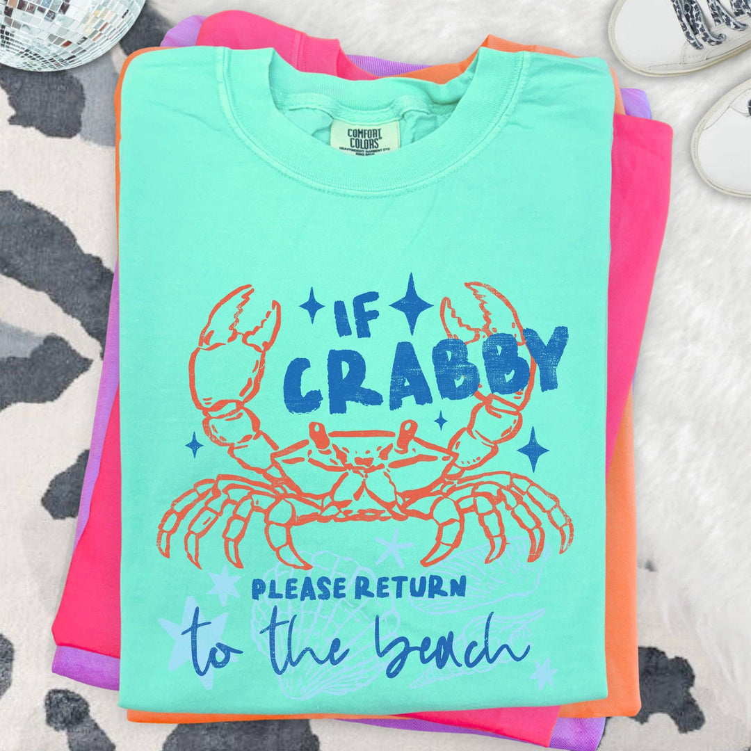 If Crabby Return To Beach Summer T-Shirt