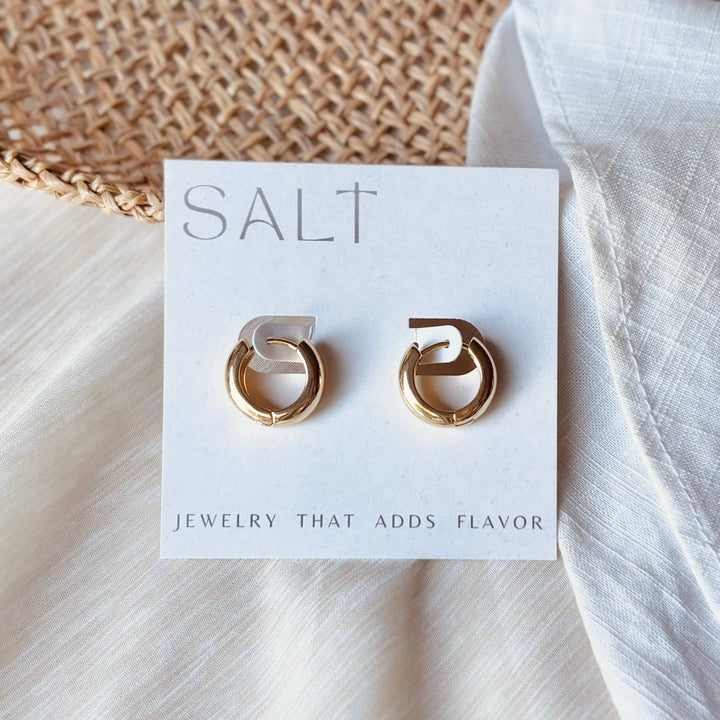 Chubbie Classic Gold Hoop Earrings