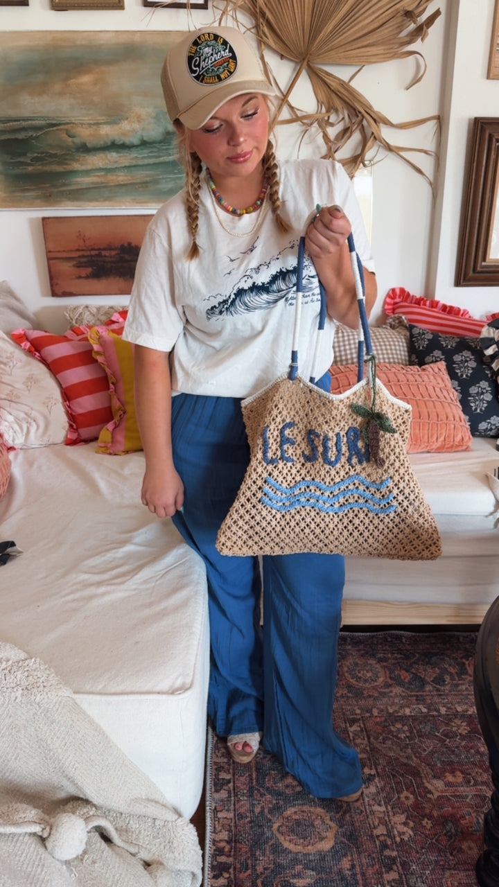 Le Surf Macrame Tote