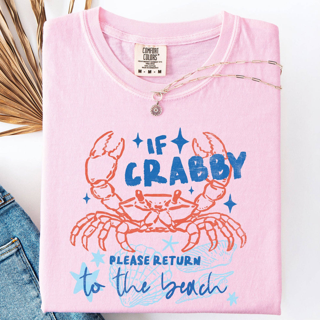 If Crabby Return To Beach Summer T-Shirt