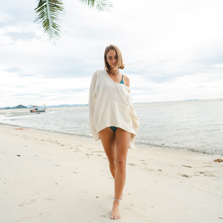Cream Baja Pullover Hoodie