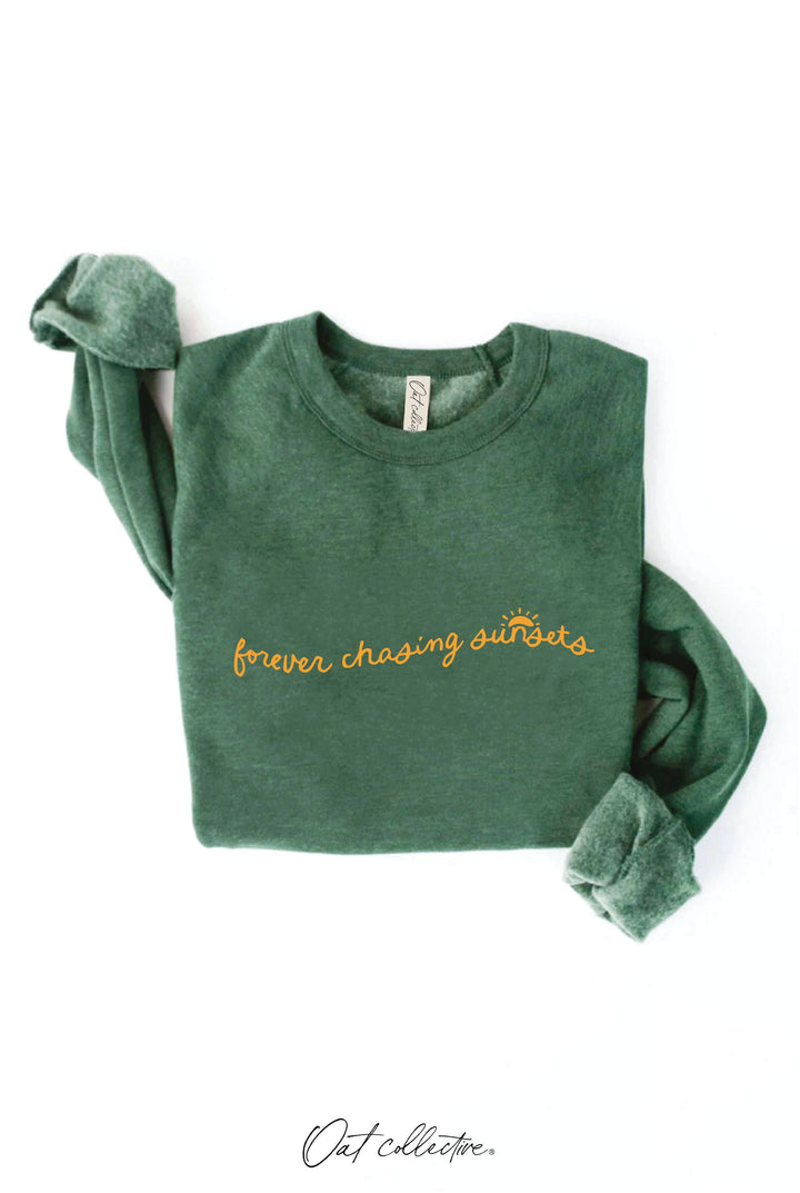 Forever Chasing Sunsets Graphic Sweatshirt
