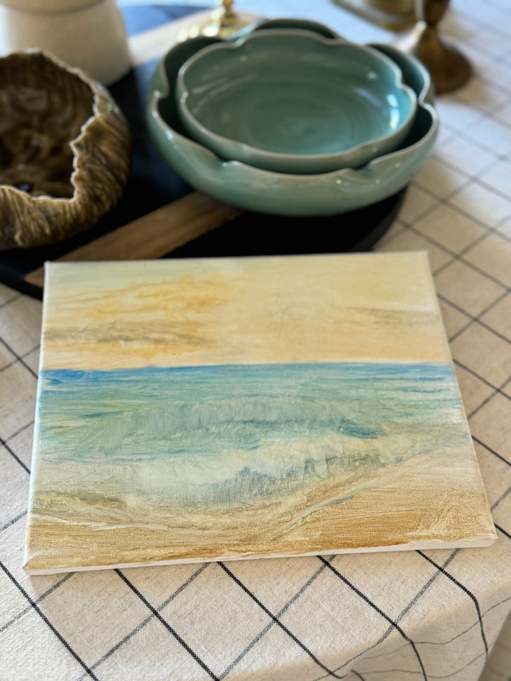 8x10 BEACH PAINTING ( original by Kyleigh)