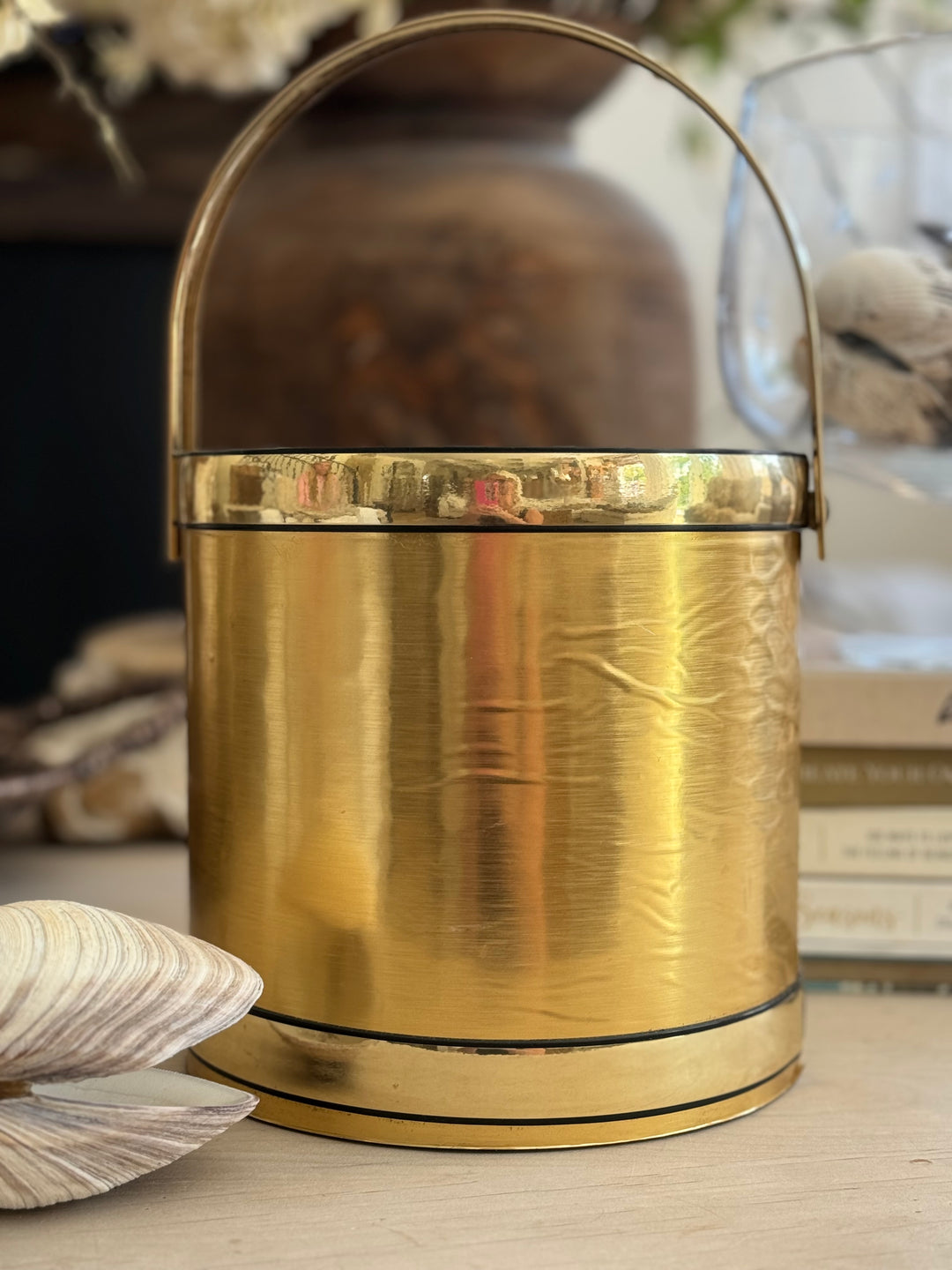 Vintage Gold ICE BUCKET