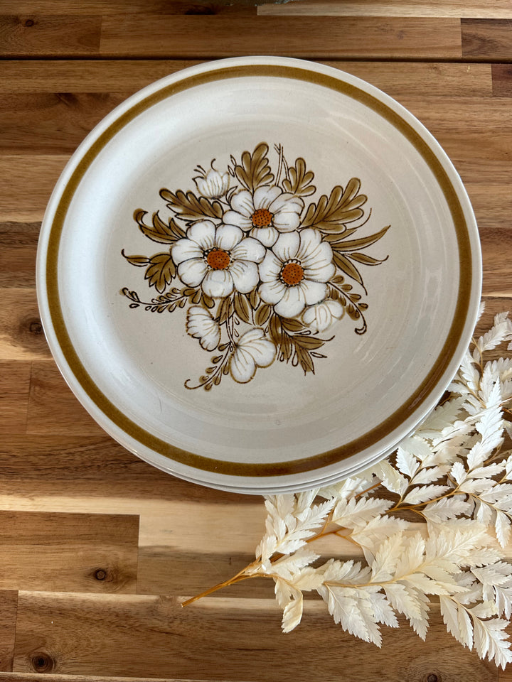 VINTAGE DAISY DINNER PLATES