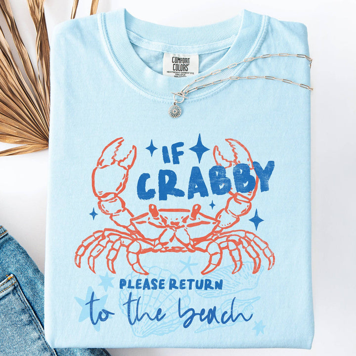 If Crabby Return To Beach Summer T-Shirt