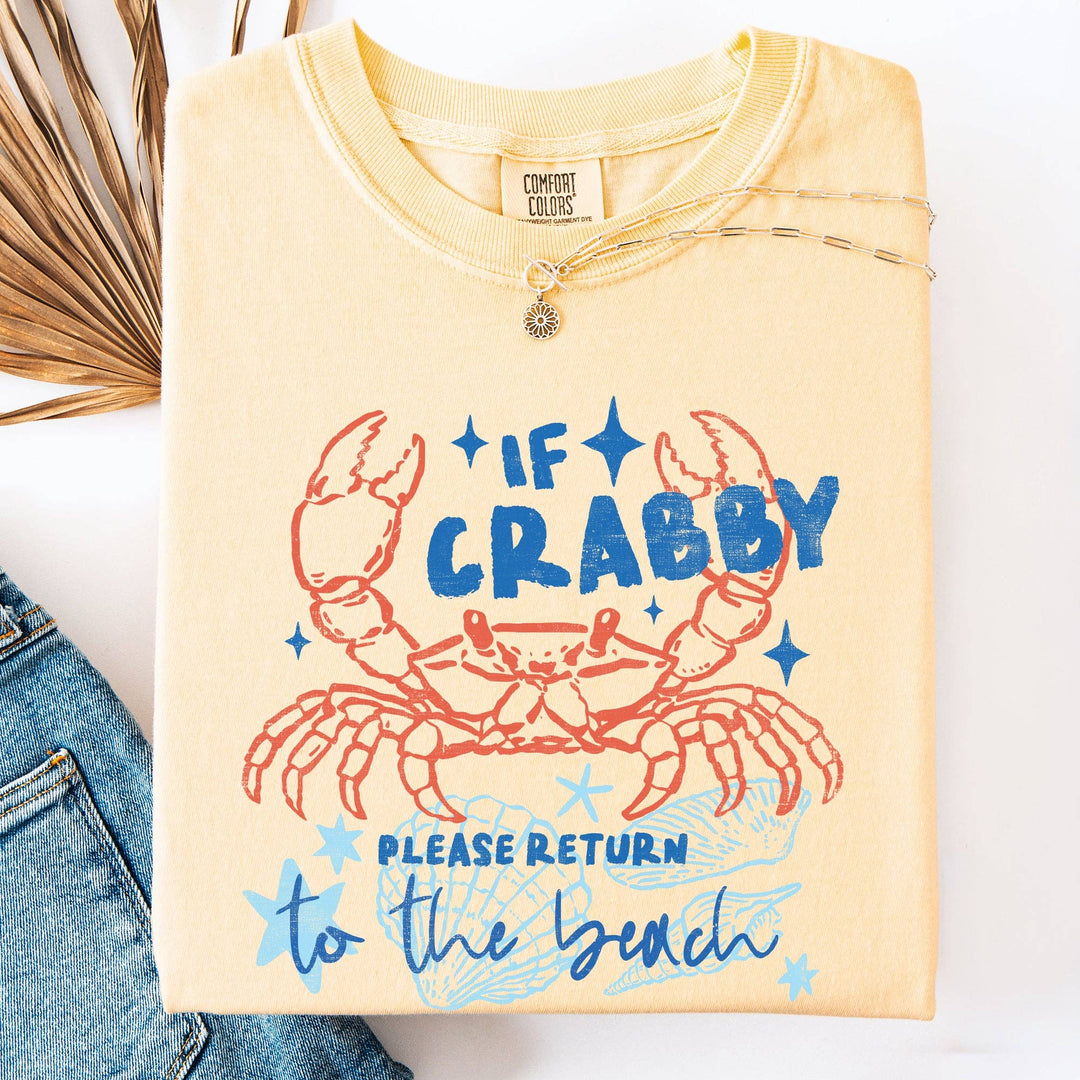 If Crabby Return To Beach Summer T-Shirt