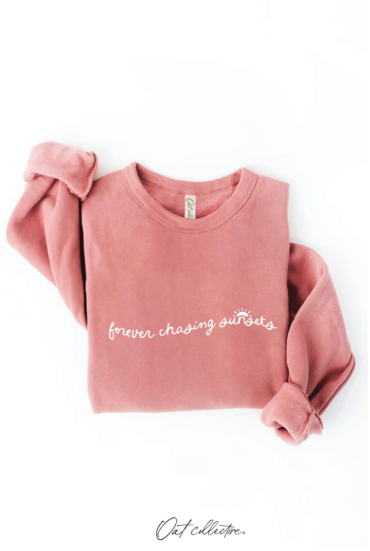 Forever Chasing Sunsets Graphic Sweatshirt