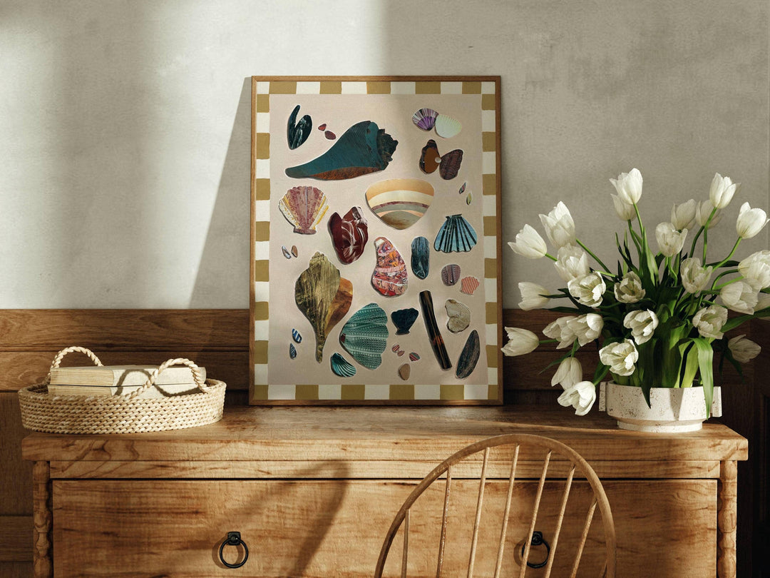 8x10 Pink Shell Art Print