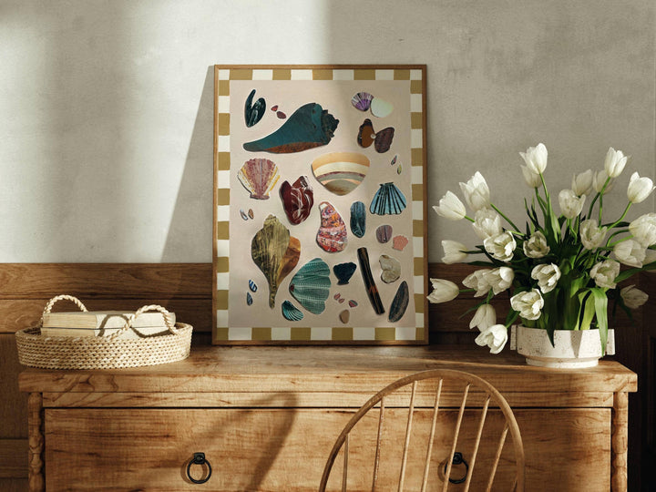 8x10 Pink Shell Art Print