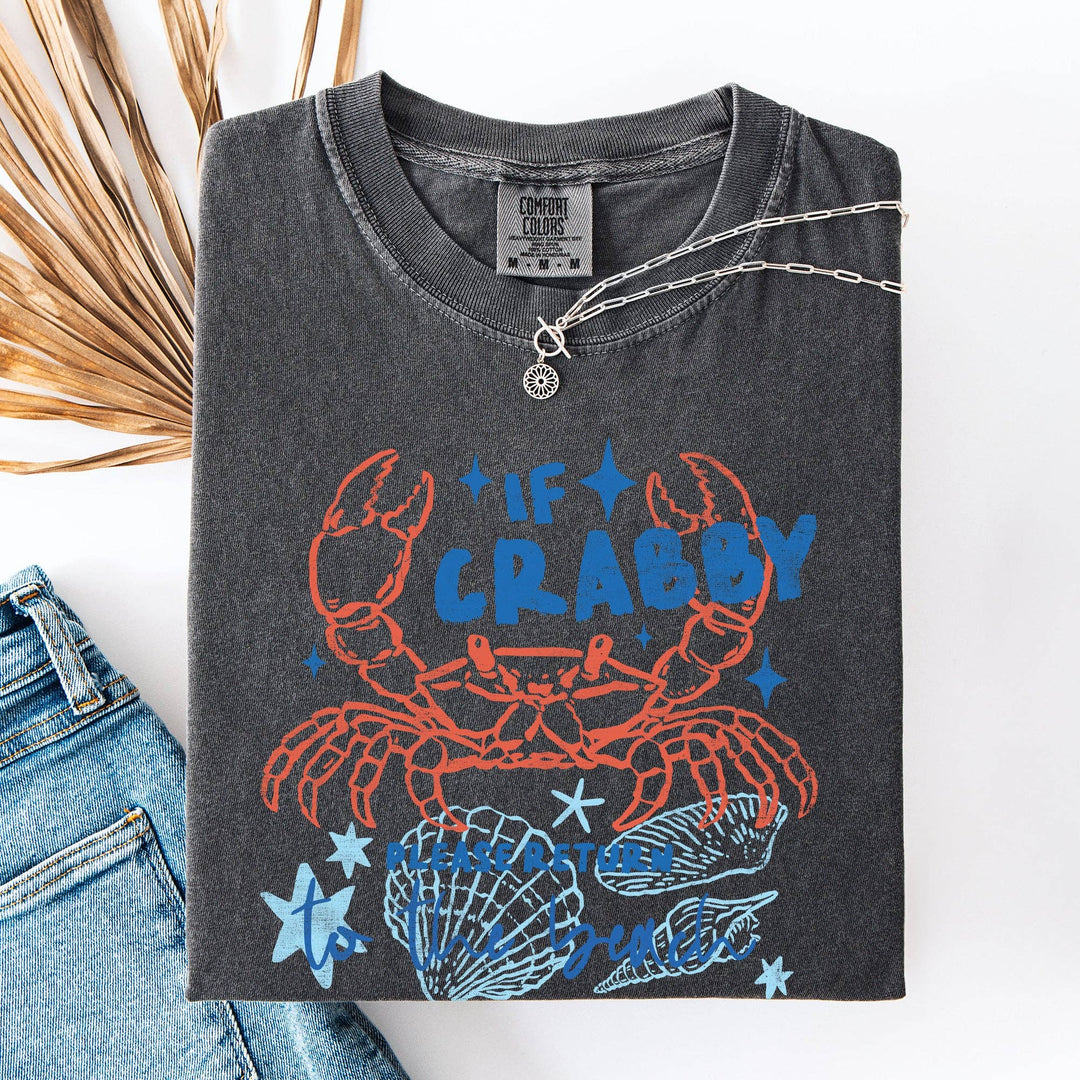 If Crabby Return To Beach Summer T-Shirt