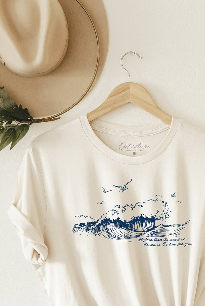 Mightier than the Waves - Graphic T-shirt