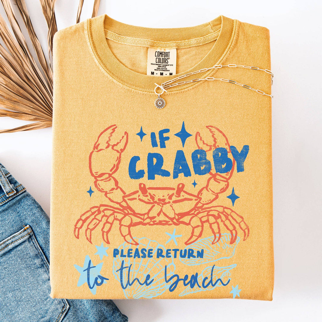 If Crabby Return To Beach Summer T-Shirt