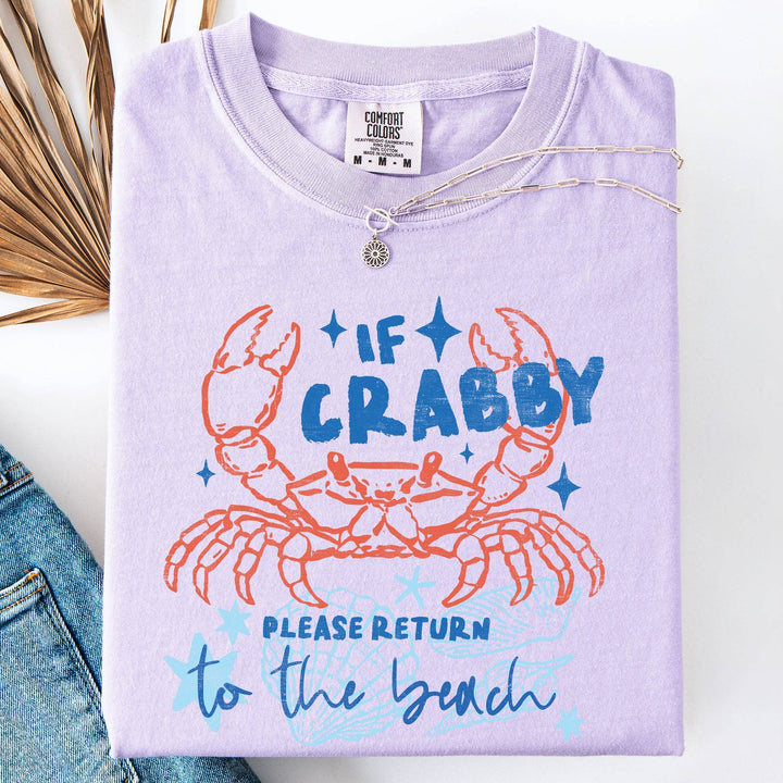 If Crabby Return To Beach Summer T-Shirt