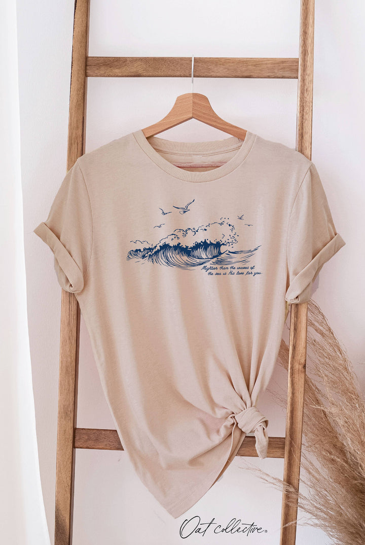 Mightier than the Waves - Graphic T-shirt