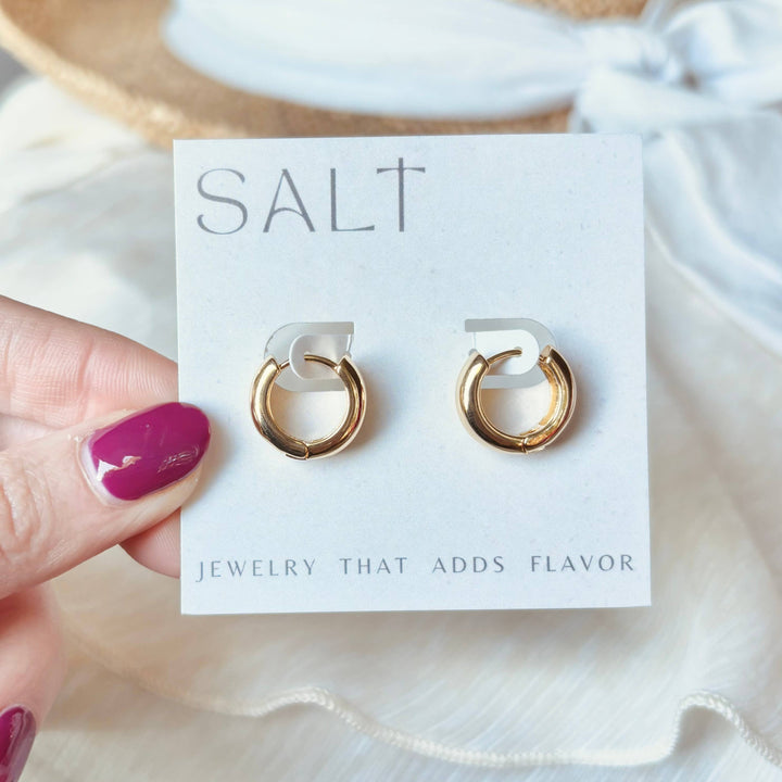 Chubbie Classic Gold Hoop Earrings