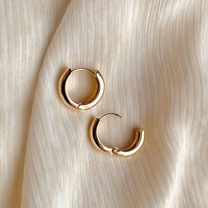 Chubbie Classic Gold Hoop Earrings