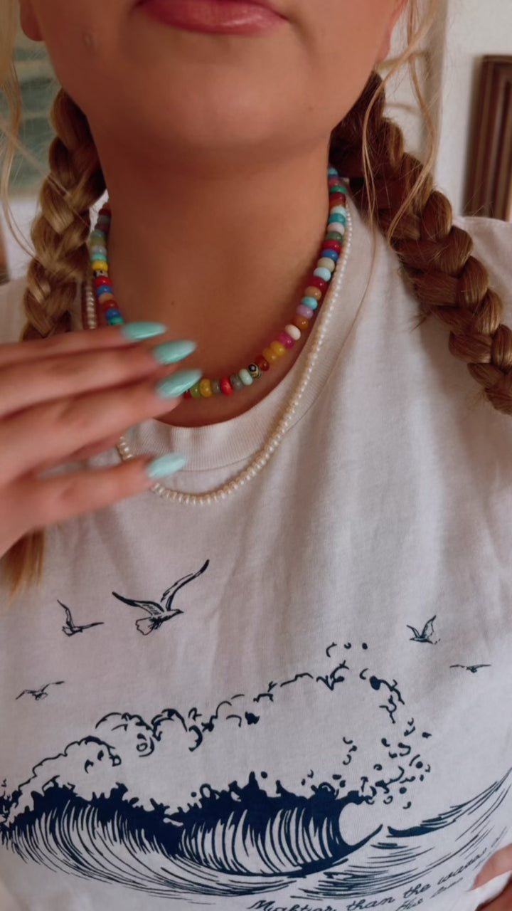 Mixed Gemstone Necklace